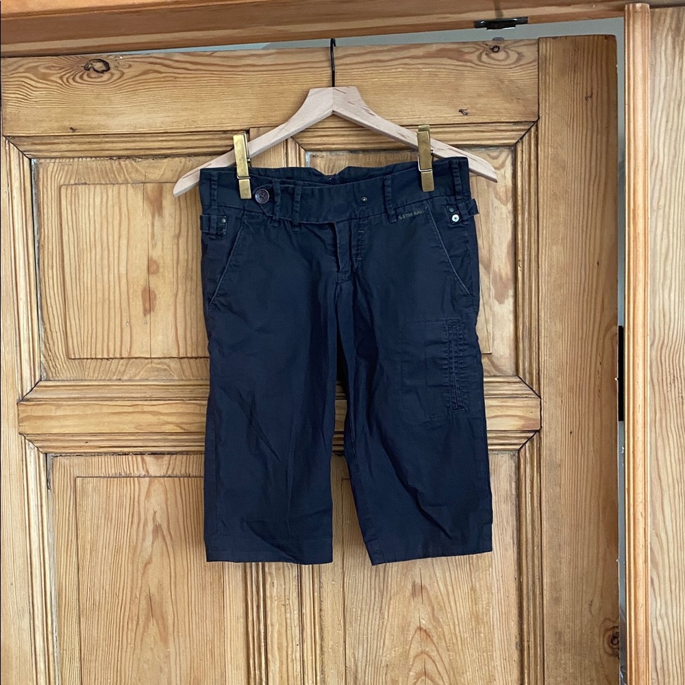 G-Star Women's Black Bermudas
